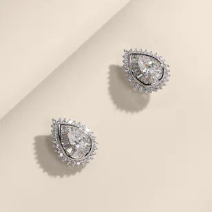 Hilia Teardrop Silver Women’s Earrings