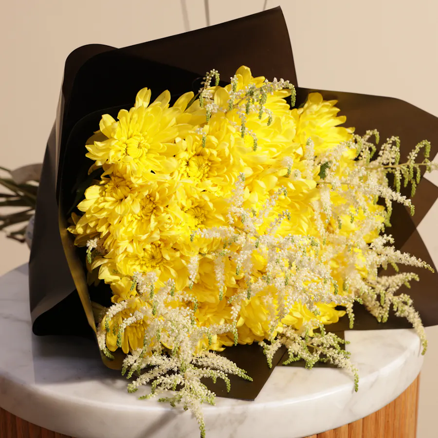 Cheerful Flower Bouquet with Balloons 3