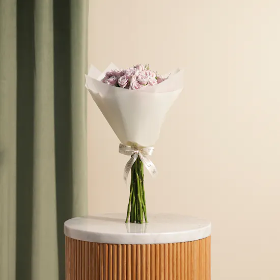 Purple Radiance Bouquet | 18 Baby Roses