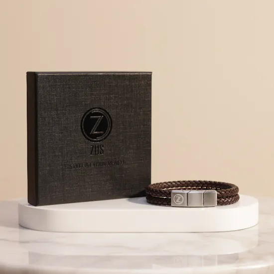 Zus Coffee Brown Double Wristband