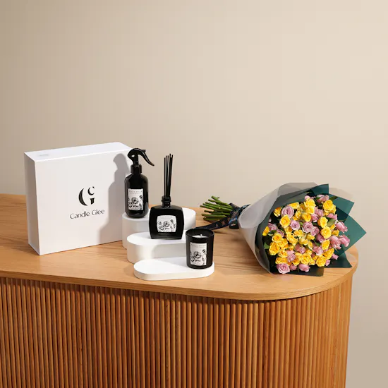 Candle Glee Fragrance Set | Flowers Bouquet