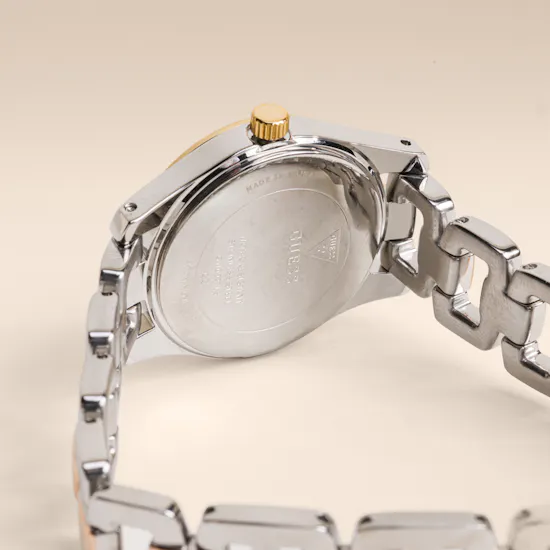 Guess Veda Two Tone Silver and Gold Women's Watch