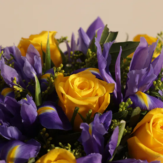 Hanoverian Happy Birthday Caramel Chocolate Box | Happy Flowers and Balloon