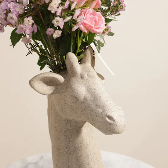 Garden Bloon Pink Baby Rose Flowe Vase