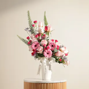 Pink Feelings Flower Vase