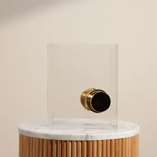 Floward Golden Touches Acrylic Vase