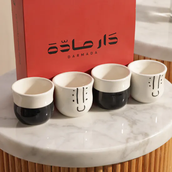 Darmada Arabic Ceramic Coffee Set | Pride of Our Roots Flower Vase