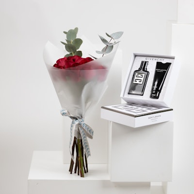 Givenchy Gentleman Society Gift Set | 12 Red Roses