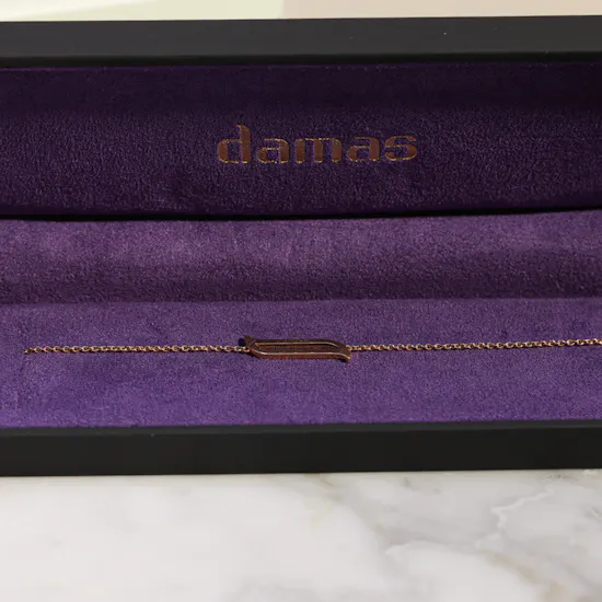 Damas Alif Gold Bracelet