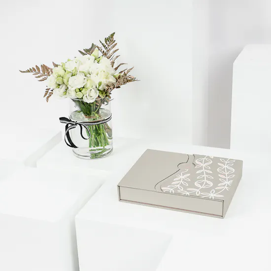 Floward Small Mixed Chocolate Box | Soft Blooms Vase