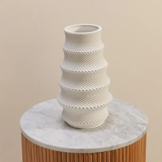 Floward 3D Luxury Vase | White