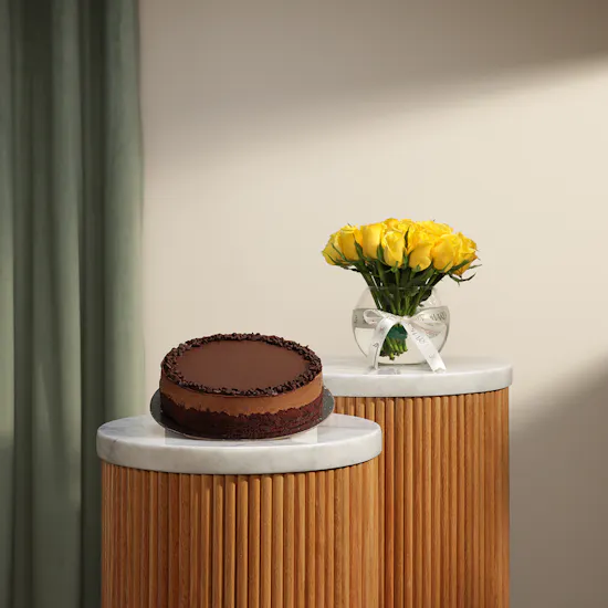 Floward Chocolate Mousse Cake | Thank You for Being There Flowers