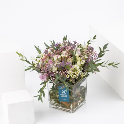 Glowie Flowers | Square Vase 