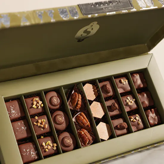 Soucolat Velvet Green Chocolate Box