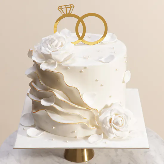 Floward Happy Engagement Cake