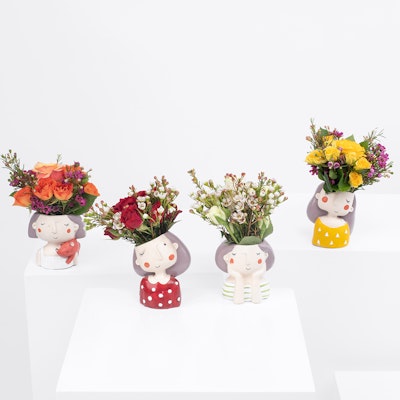 Les Belle Filles | 4 Vases 
