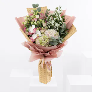 Blushing Serenity | Pink Wrap