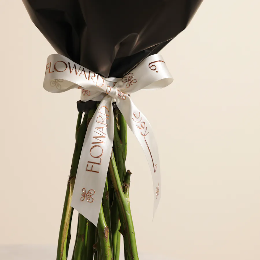 Red Velvet Bliss Baby Roses Bouquet 3