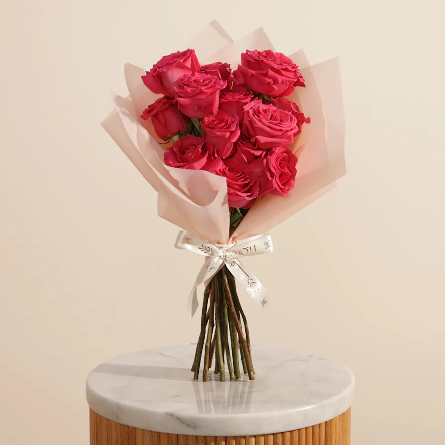 Blush Rose Bouquet | 15 Roses 2