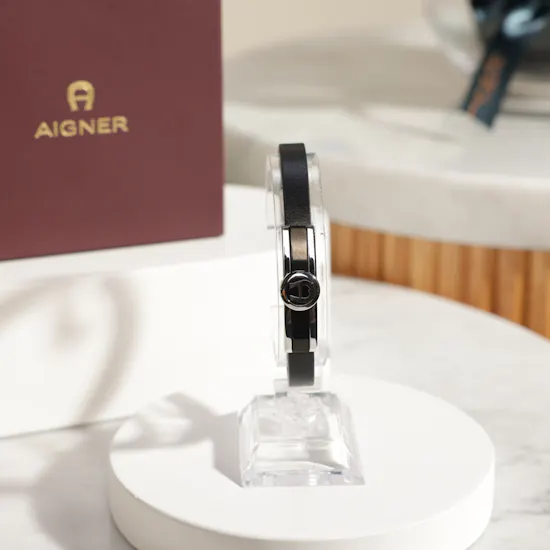 Aigner Etro Black Men Bracelet | Elegant Refined Flower