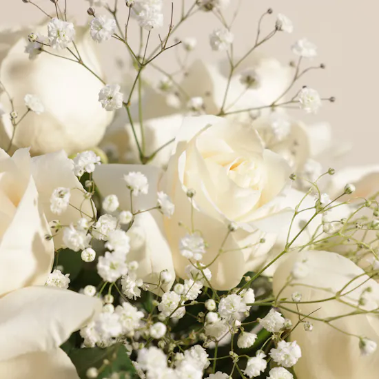 Mubkhar All Over Eau De Cologne Box | White Roses