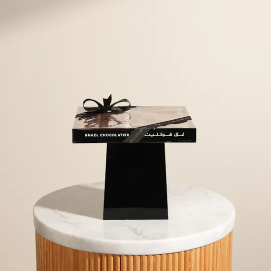 Ghazl Chocolatier Luxury Chocolate Tray with Stand