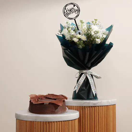 Floward Black Forest Cake | Birthday Bouquet