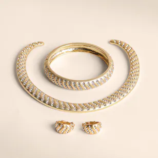 Lynyer Aurora Gold Plated Women's Set