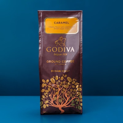 GODIVA CARAMEL GROUND COFFEE