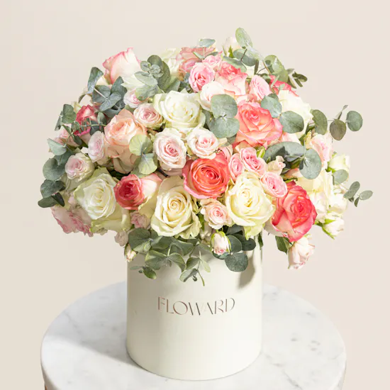 Blushing Petals Roses Box