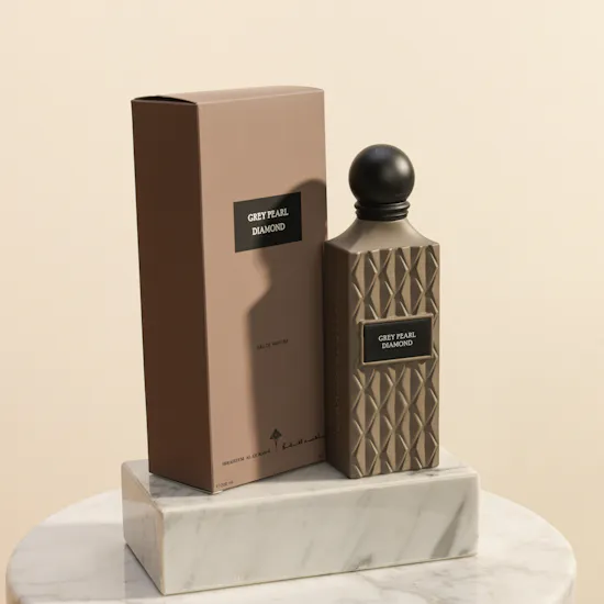 Ibraheem Alqurashi Grey Pearl Diamond Perfume | 200 ml