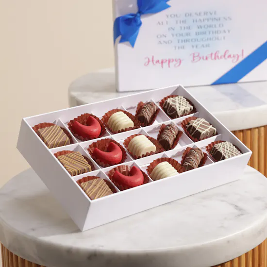 Le Chocolatier Dubai Happy Birthday Chocolate Box