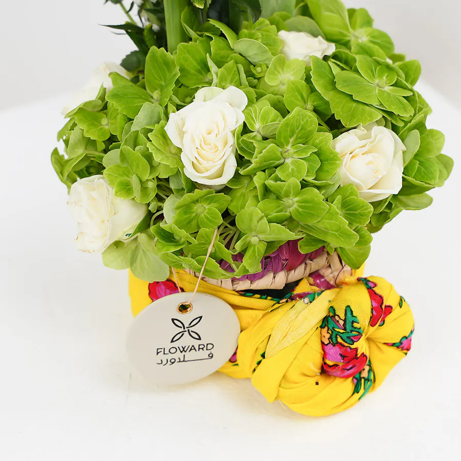 Mini Soft Traditional Blooms Basket  4