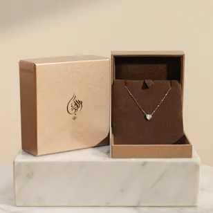 Kooheji Jewellery Heart Diamond Baby Necklace 