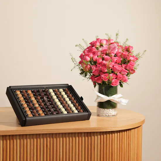 Anoosh Petite Chocolate Box | Beautiful Flower Vase