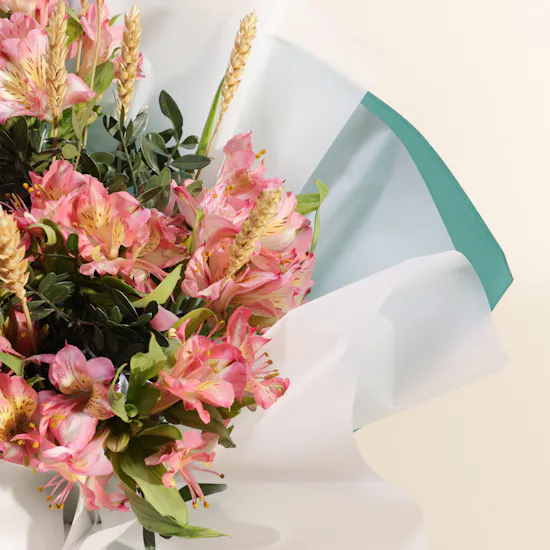 Royal Pink Alstroemeria Bouquet