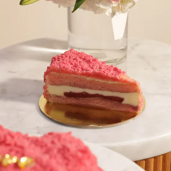 Sweet Atelier Love Pink Heart Cake | Happiest Flowers Vase