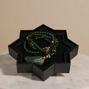 Tasneem Eshki Amen Green Rosary