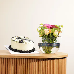 Koko Happy Birthday Cake | Blooms Vase 
