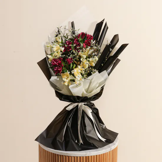 Ethereal Elegant Alstroemeria Bouquet