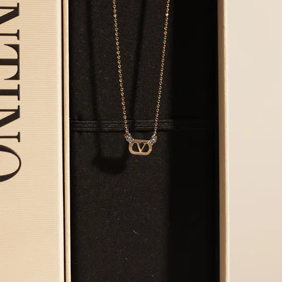 Valentino Garavani Ovalette Gold Tone Women's Necklace
