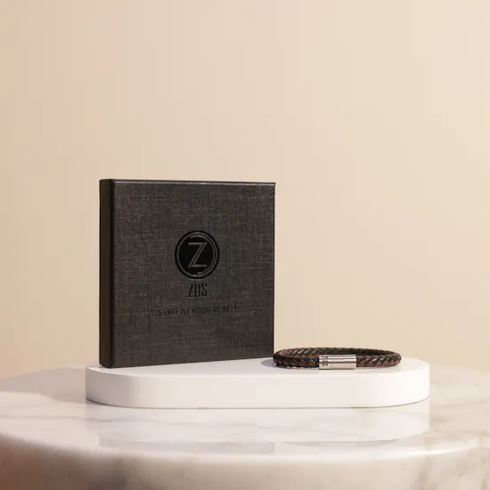Zus Brown & Black Single Wristband