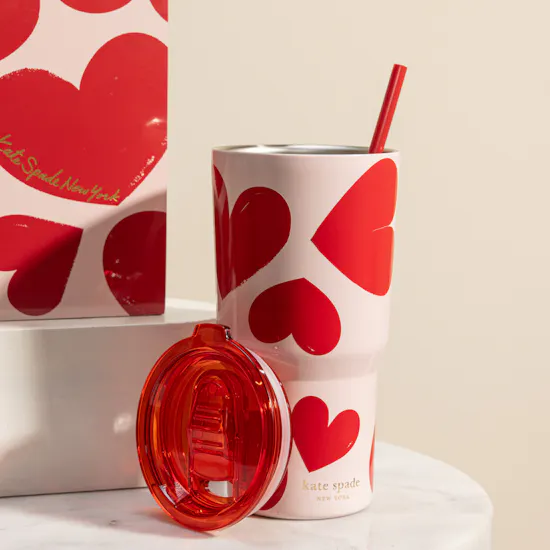 Kate Spade Sweet Hearts Mug and Notebook Set