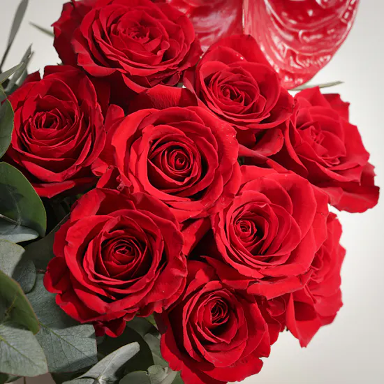 Scarlet Obsession Flower Vase
