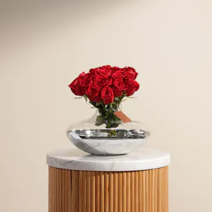 Rose Glow Flowers Vase