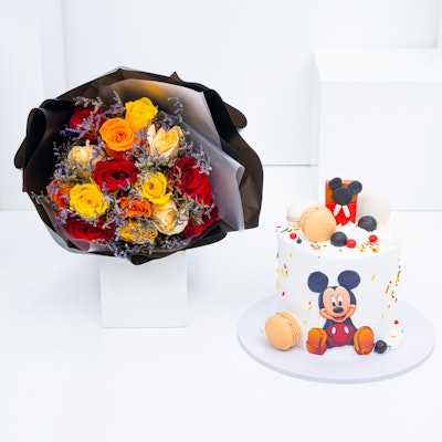 Sweetylicious Mickey Mouse Cake | Roses
