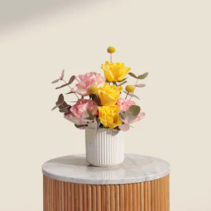 Sunlit Blush Flower Vase Sunlit Blush Flower Vase
