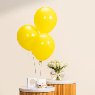 Miss L' Kids Cloud Enamel Coated Necklace | Warm Flowers and Balloons