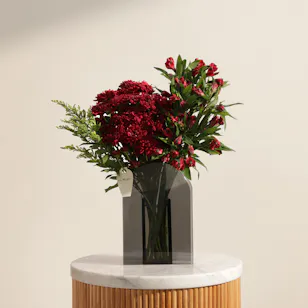Scarlet Charm Flower Vase