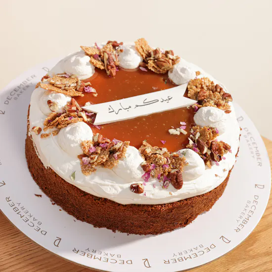 December Cake Eid Caramel Cheesecake